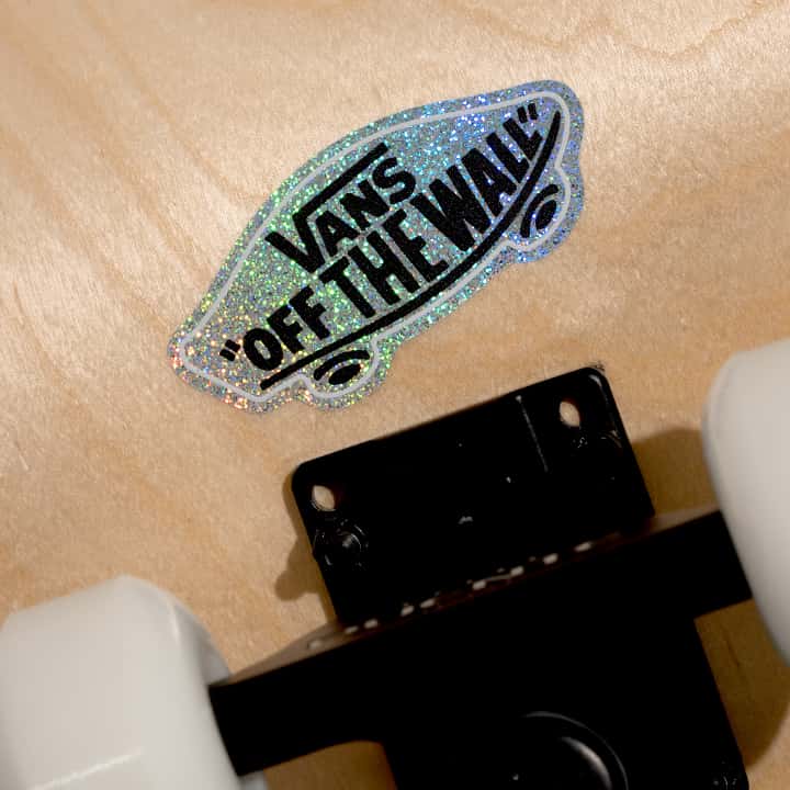 Custom glitter stickers